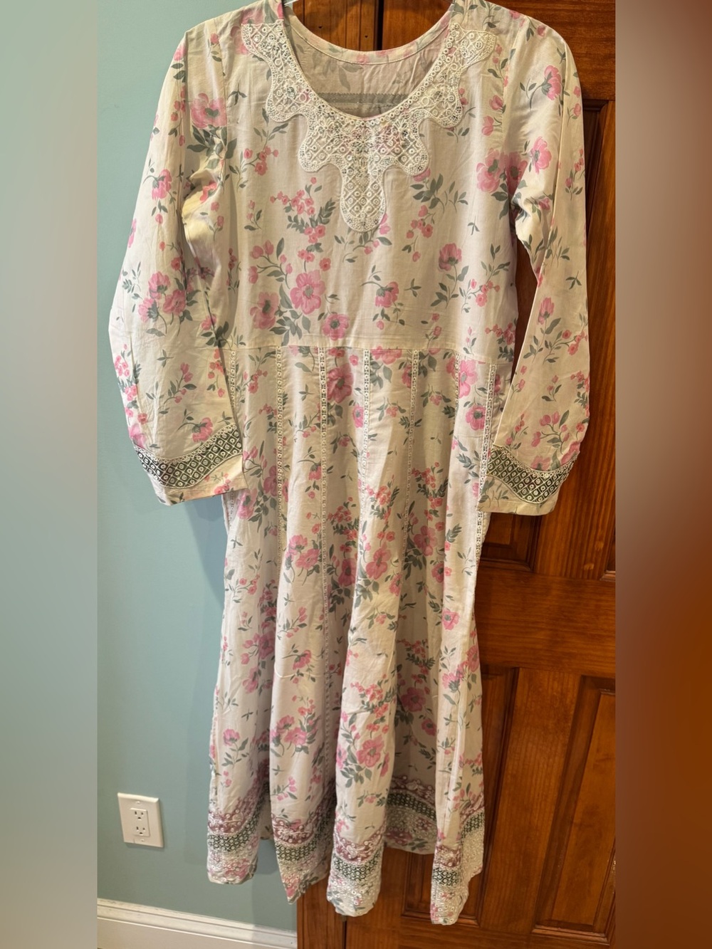 Floral Lawn Dress With Dupatta